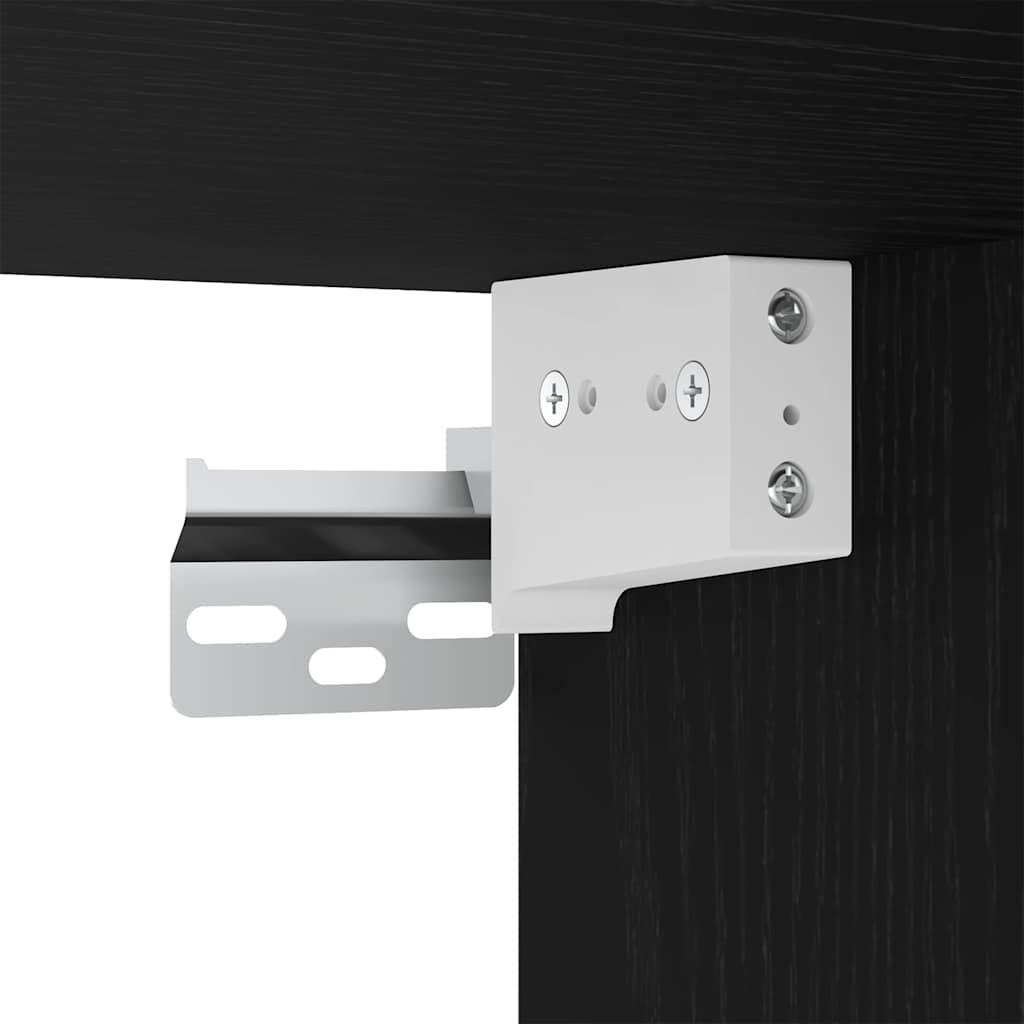 Hanging Cabinet with Shelf Riga Black Oak 20 x 29.5 x 80 cm